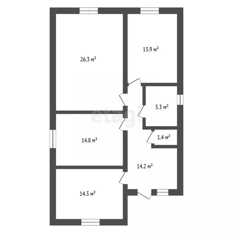 Дом в Воронежская область, с. Новая Усмань ул. Виноградная, 76 (90 м) - Фото 2