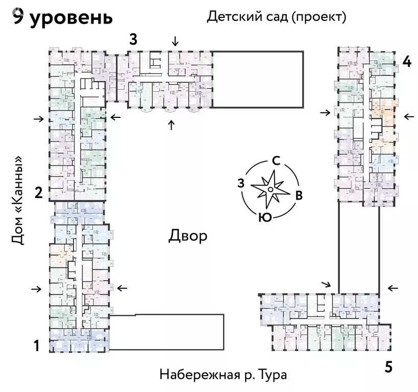 4-комнатная квартира: Тюмень, ЖК Европейский Берег 2.0 (81.95 м) - Фото 1