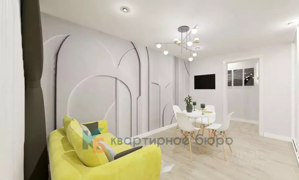 3-к кв. Омская область, Омск Сибирский просп., 8/3 (59.0 м) - Фото 2