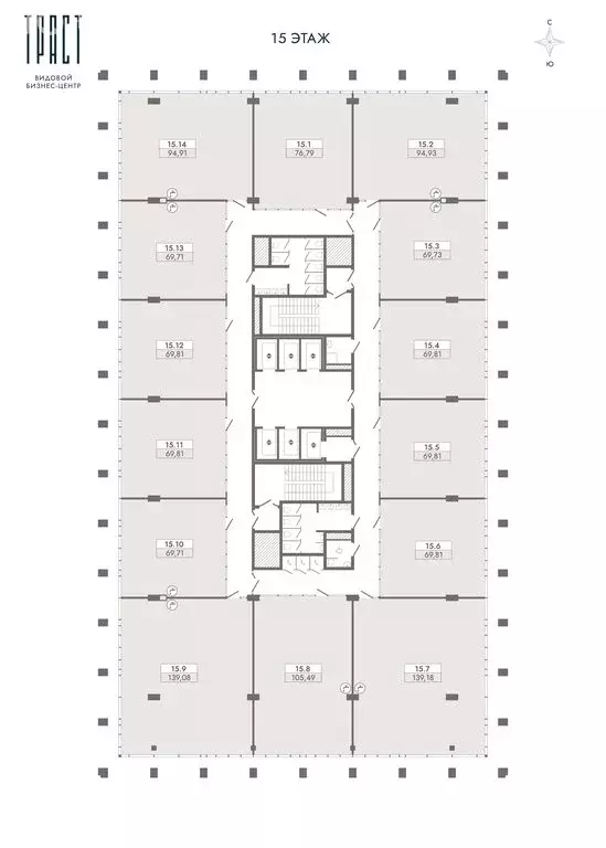Офис (69.73 м) - Фото 1