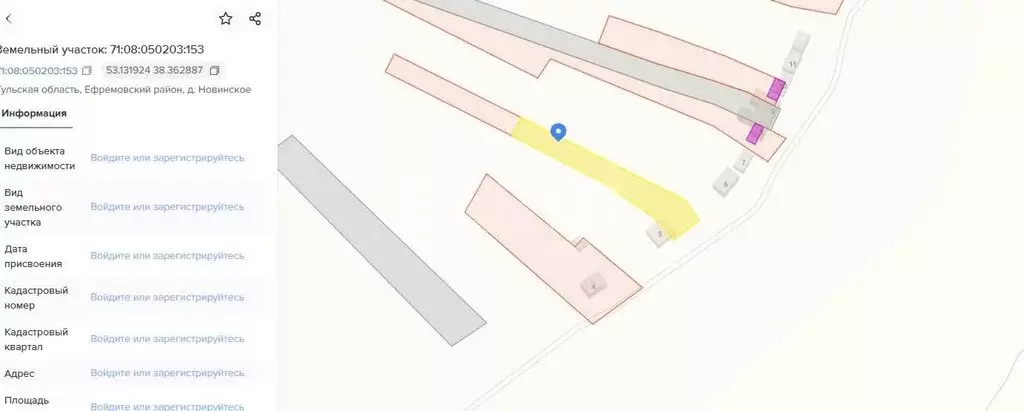 Участок в Тульская область, Ефремовский муниципальный округ, деревня ... - Фото 1