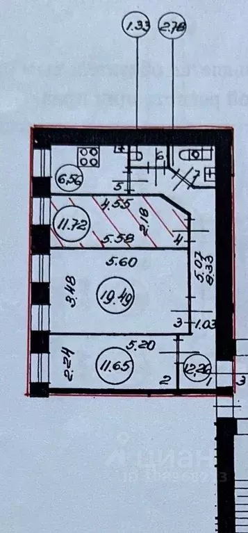 Комната Санкт-Петербург Малоохтинский просп., 10 (11.7 м) - Фото 2