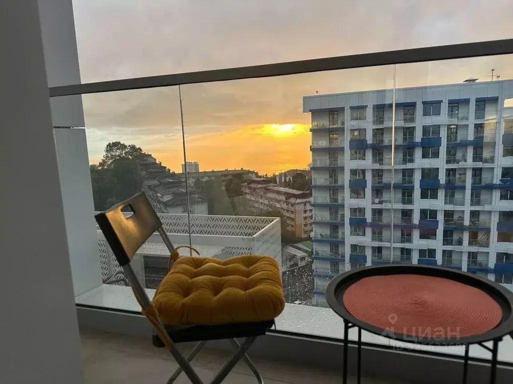 Студия Краснодарский край, Сочи Бытха мкр, ул. Ясногорская, 16/2 к12 ... - Фото 1