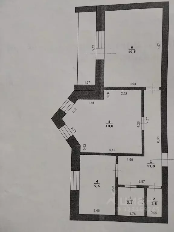 2-к кв. Белгородская область, Алексеевка ул. Степана Разина, 44 (64.0 ... - Фото 1