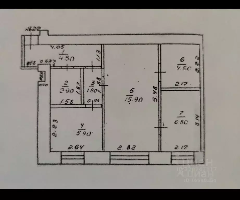 2-к кв. Оренбургская область, Оренбург просп. Гагарина, 6А (42.6 м) - Фото 2