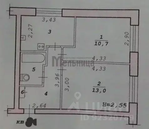 2-к кв. Волгоградская область, Волгоград пос. Ангарский, ул. ... - Фото 2