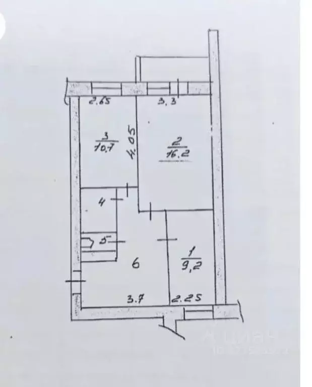 2-к кв. Татарстан, Елабуга ул. Болгар, 4 (52.4 м) - Фото 1