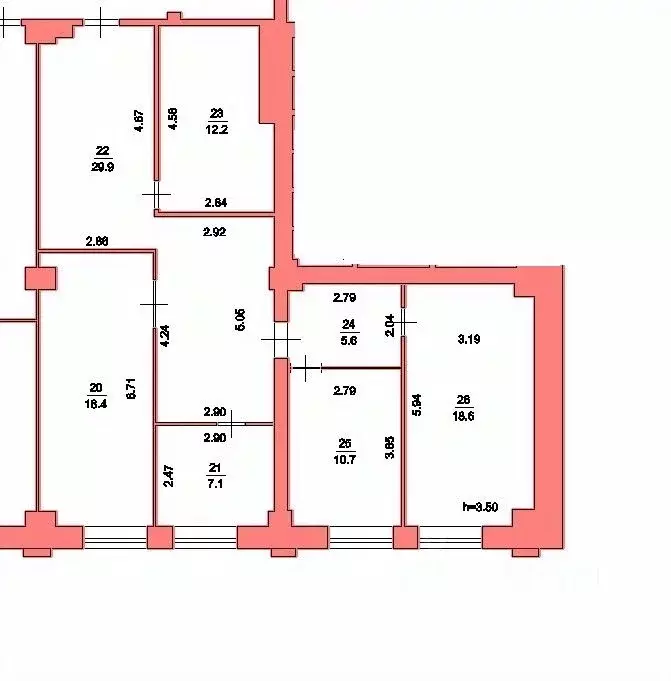 Офис в Нижегородская область, Нижний Новгород ул. Родионова, 23 (103 ... - Фото 1