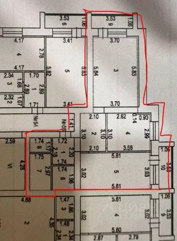 2-к кв. Тамбовская область, Тамбов Коммунальная ул., 72А (71.0 м) - Фото 1