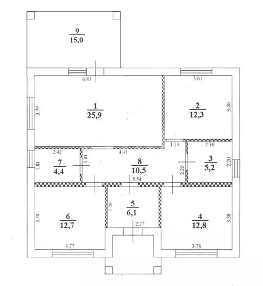 Дом в Белгородская область, Белгородский район, Новосадовское с/пос, ... - Фото 2