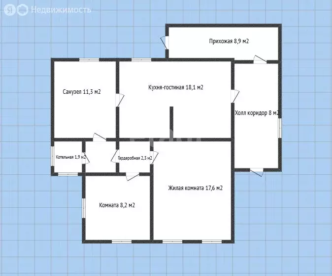 Дом в Горячий Ключ, Советская улица (77.5 м) - Фото 1