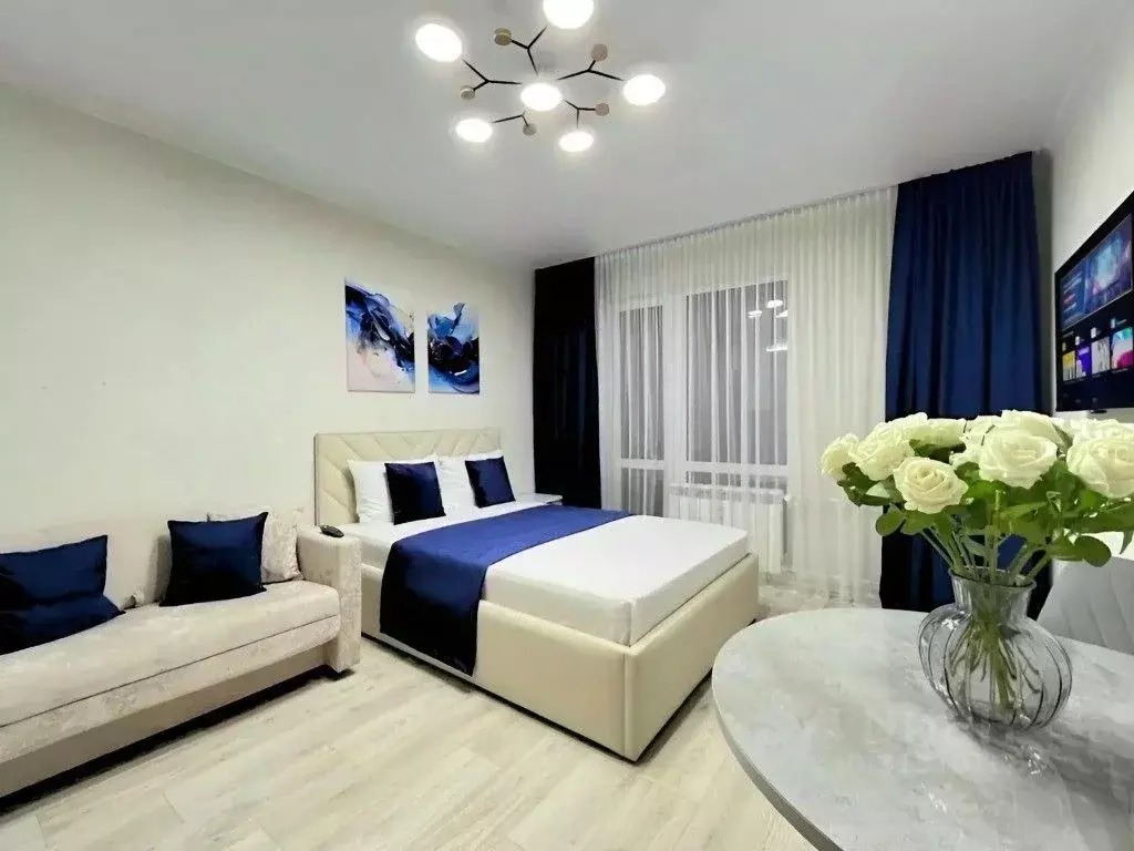 1-к кв. Татарстан, Альметьевск просп. Строителей, 70 (28.0 м) - Фото 1