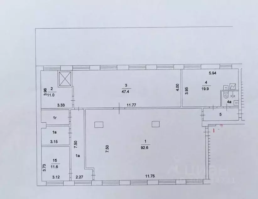 Помещение свободного назначения в Москва 9-я Парковая ул., 68к4 (214 ... - Фото 1