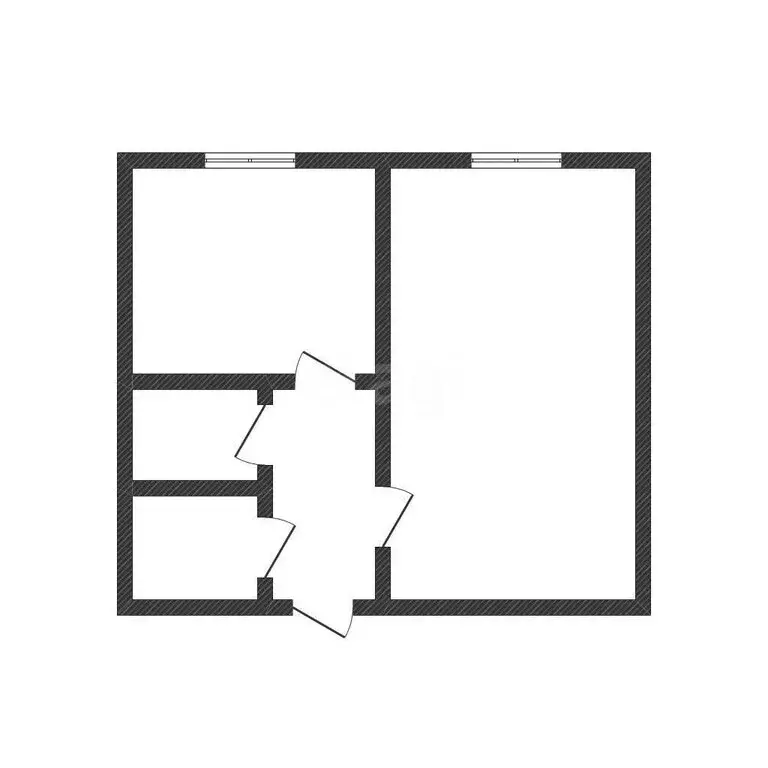 1-комнатная квартира: Арсеньев, переулок Ирьянова, 11 (38 м) - Фото 1