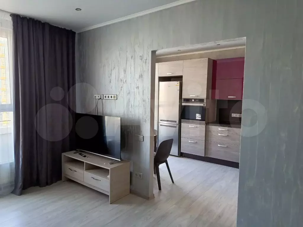 1-к. квартира, 38 м, 9/25 эт. - Фото 1