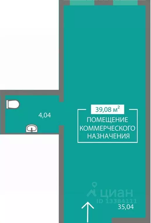 Помещение свободного назначения в Крым, Симферополь Горизонты жилой ... - Фото 1
