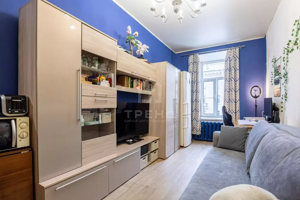 Комната Санкт-Петербург ул. Блохина, 25 (15.6 м) - Фото 1