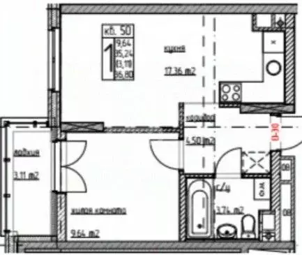 1-к кв. Нижегородская область, Нижний Новгород 2-я Оранжерейная ул., 4 ... - Фото 2