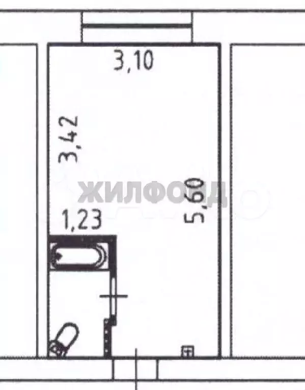 Квартира-студия, 17 м, 3/5 эт. - Фото 0