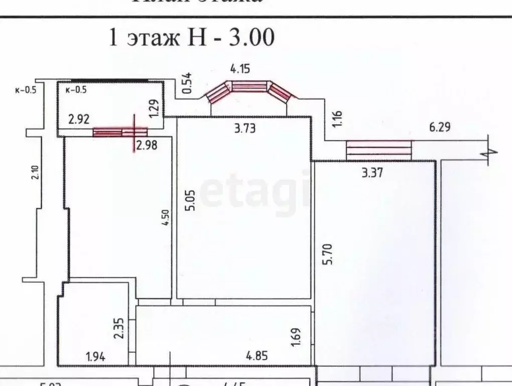 2-к кв. Калининградская область, Калининград ул. Тенистая Аллея, 50Г ... - Фото 2