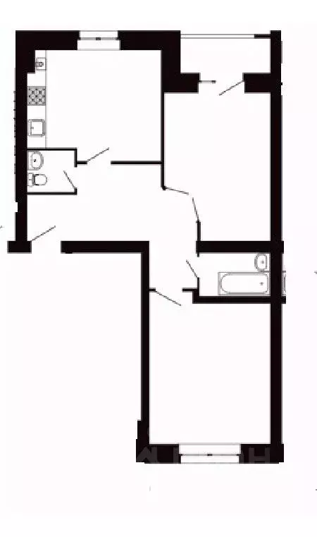 3-к кв. Костромская область, Кострома ул. Свердлова, 118А (72.0 м) - Фото 0