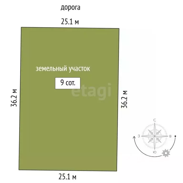 Участок в Тюменская область, Нижнетавдинский муниципальный округ, ... - Фото 2