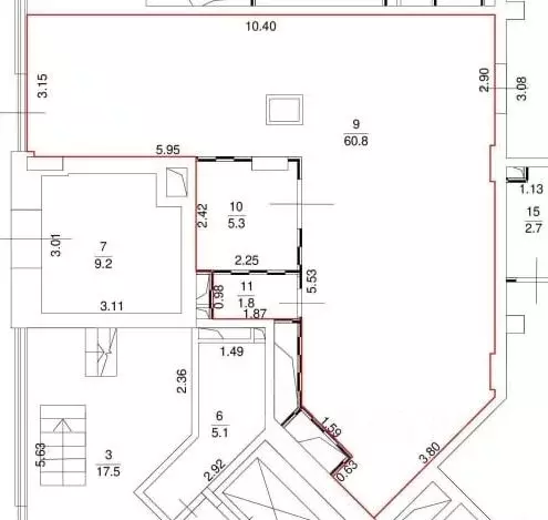 Помещение свободного назначения в Москва наб. Марка Шагала, 11к2 (68 ... - Фото 1