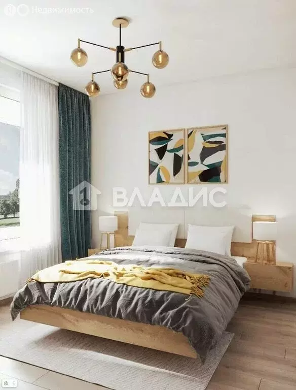 1-комнатная квартира: деревня Сапроново, ЖК 1-й Донской (34 м) - Фото 1