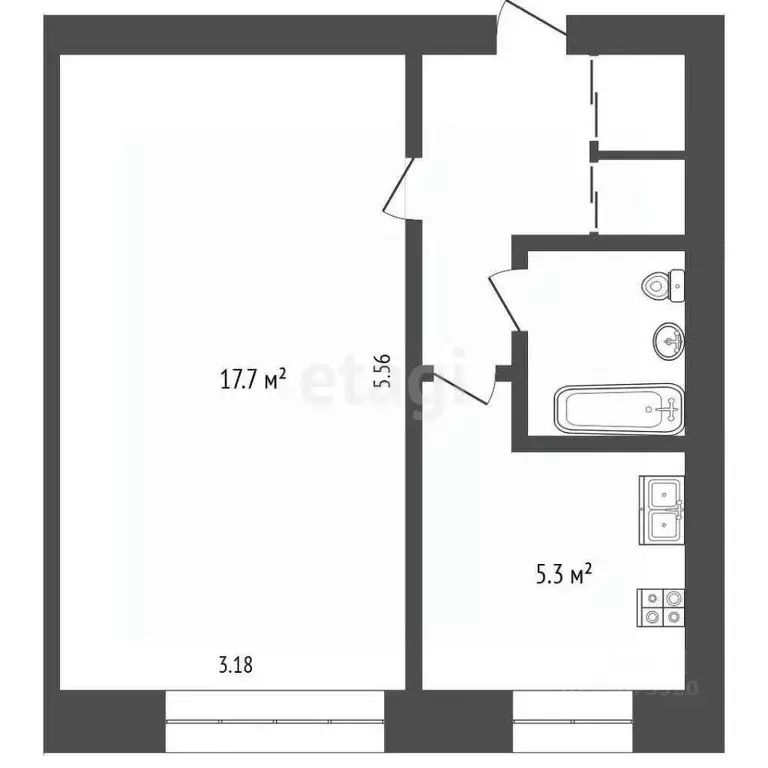 1-к кв. Ярославская область, Ярославль Северный жилрайон, ул. Елены ... - Фото 2