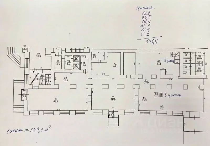 Помещение свободного назначения в Москва Профсоюзная ул., 3 (500 м) - Фото 1