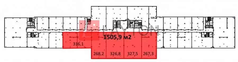 Офис (1506 м) - Фото 1