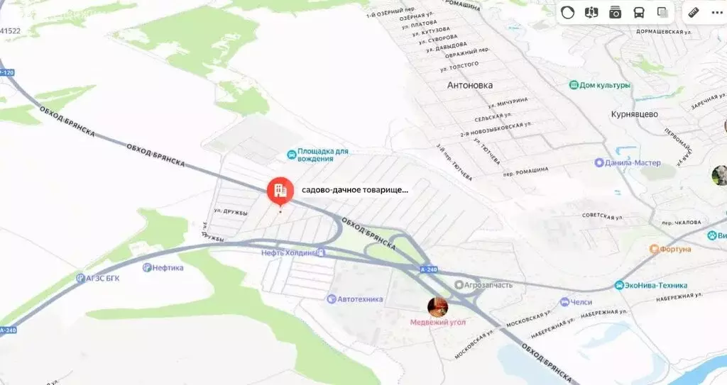 Участок в деревня Добрунь, садово-дачное товарищество Радуга-2 (12.95 ... - Фото 1