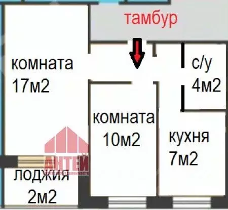 2-к кв. Нижегородская область, Нижний Новгород ул. Страж Революции, 1 ... - Фото 1