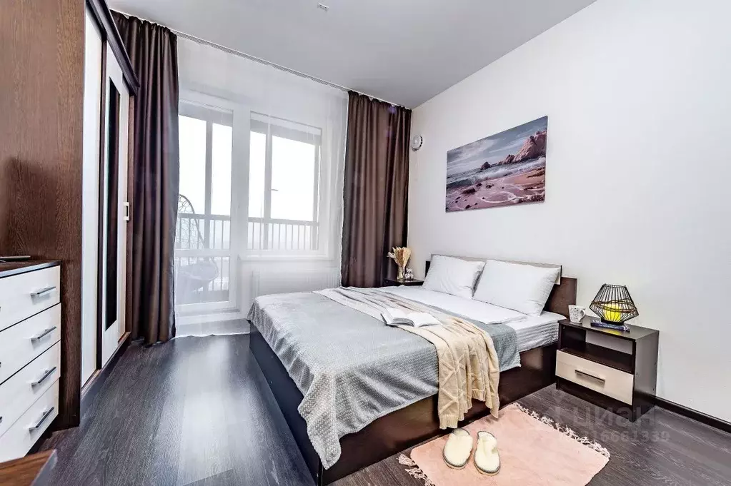 Студия Санкт-Петербург ул. Верхне-Каменская, 11к1 (24.0 м) - Фото 1