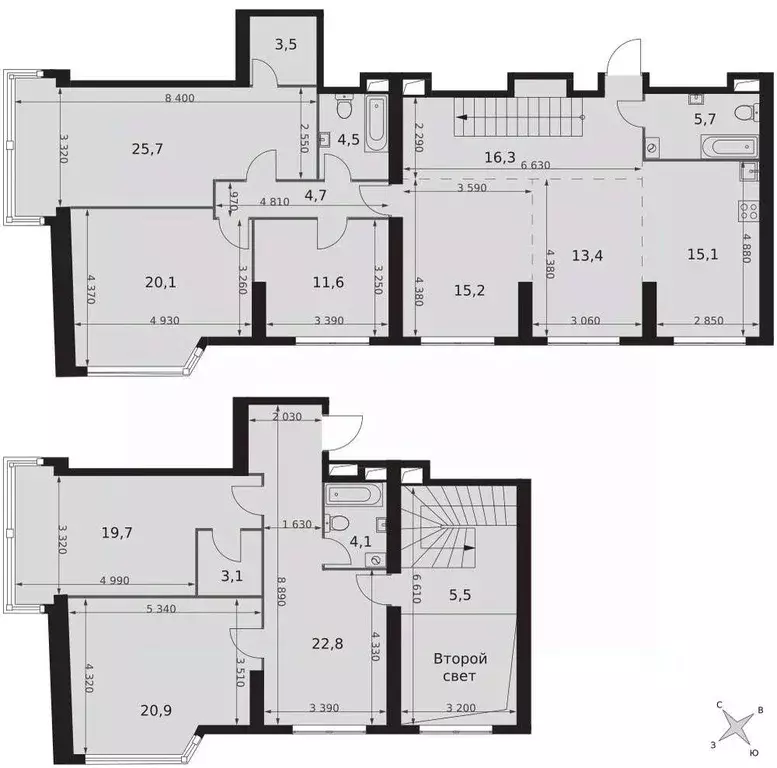 6-к кв. Москва ул. Академика Волгина, 2К1 (211.9 м) - Фото 1