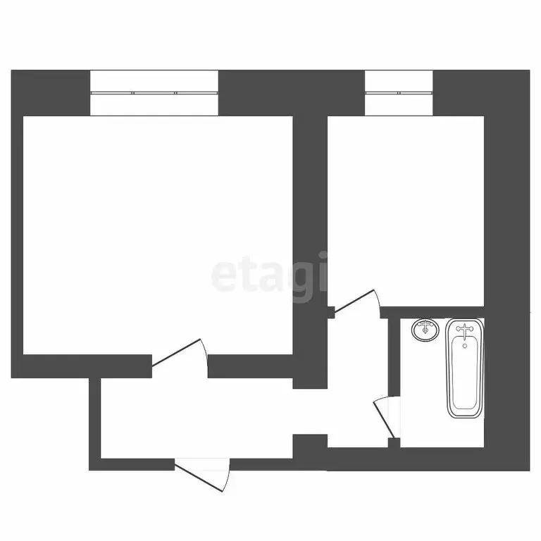 1-комнатная квартира: Ангарск, улица Матросова, 41 (38.9 м) - Фото 0