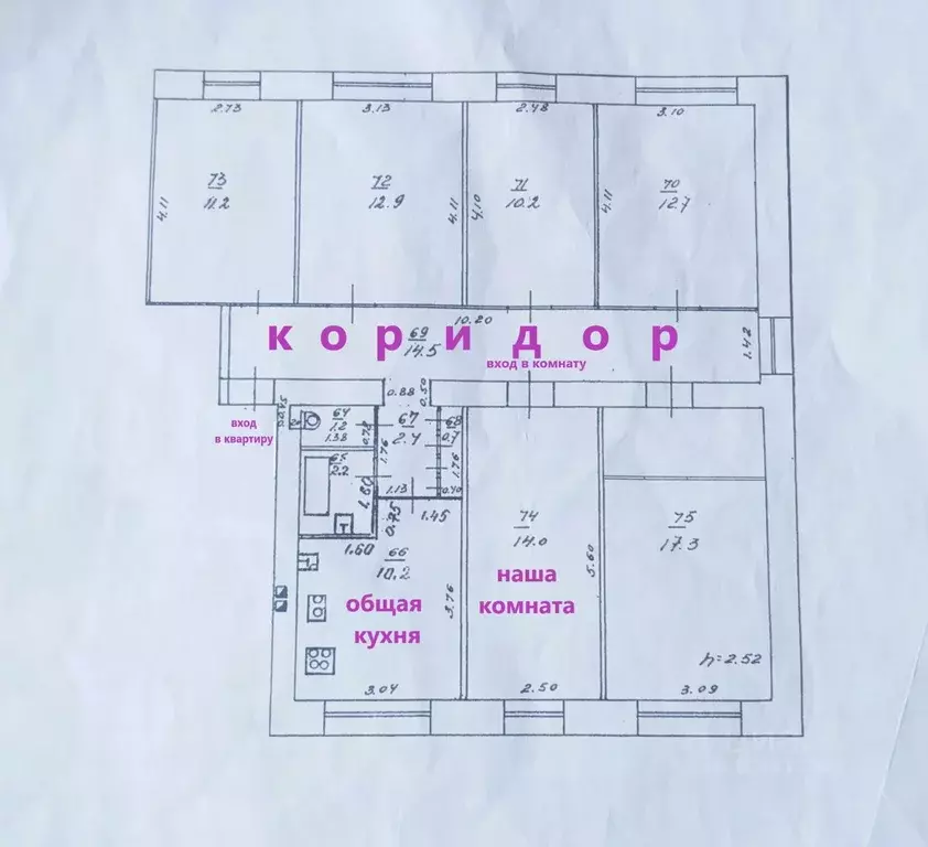 Комната Кировская область, Киров Октябрьский просп., 32 (14.0 м) - Фото 0