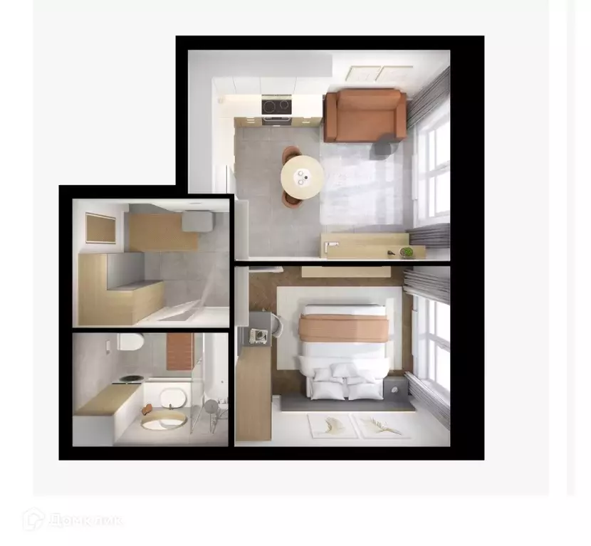 Продаётся 1-к квартира, 35 м - Фото 0