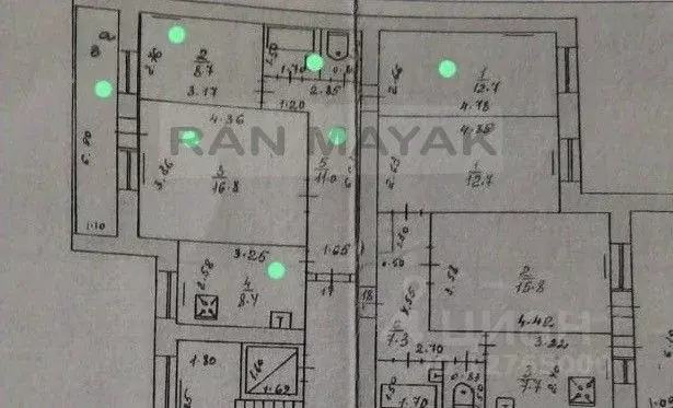 3-к кв. Адыгея, Майкоп ул. Горького, 196 (61.3 м) - Фото 2