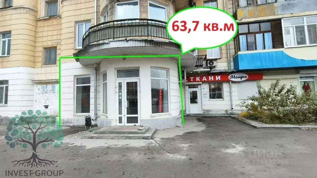 Торговая площадь в Самарская область, Самара ул. Победы, 94 (64 м) - Фото 1