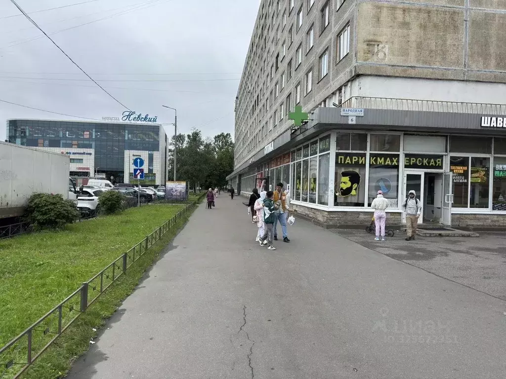 Помещение свободного назначения в Санкт-Петербург Народная ул., 6 (88 ... - Фото 1