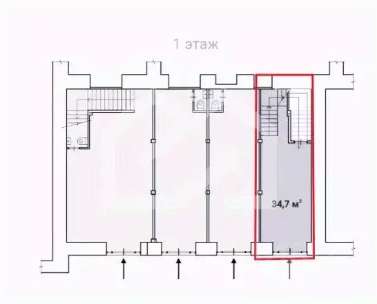 Помещение свободного назначения в Москва ул. Кузнецкий Мост, 22с4 (119 ... - Фото 2