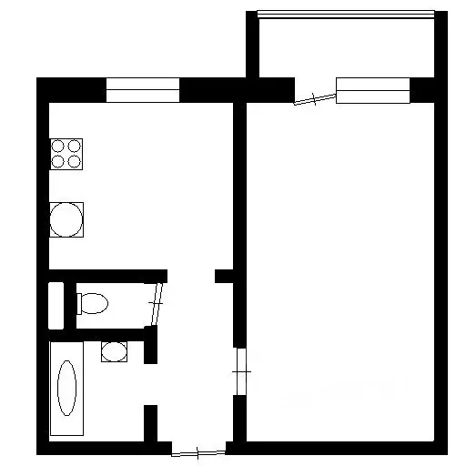1-к кв. Московская область, Егорьевск муниципальный округ, пос. Новый ... - Фото 2