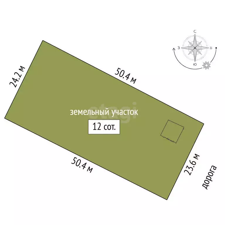 Участок в посёлок Лисий Нос, территория Раздельная (12 м) - Фото 1