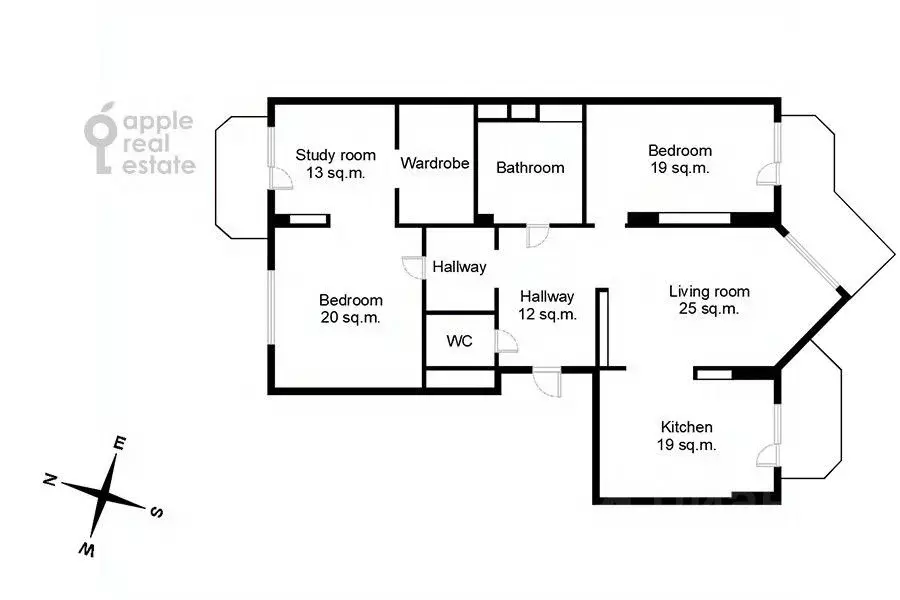 3-к кв. Москва Ломоносовский просп., 25к3 (150.0 м) - Фото 2
