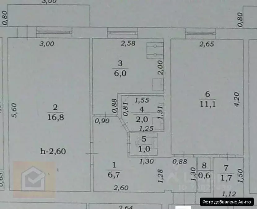 2-к кв. Севастополь ул. Надежды Островской, 16 (47.9 м) - Фото 1