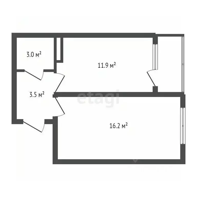 1-к кв. Воронежская область, Воронеж ул. Саврасова, 86 (37.0 м) - Фото 1