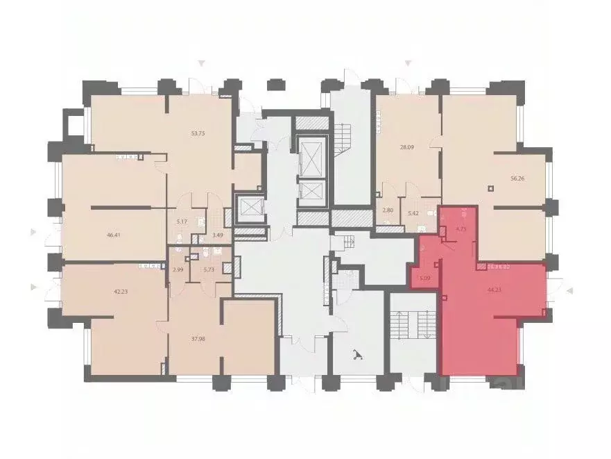 Помещение свободного назначения в Санкт-Петербург № 54 муниципальный ... - Фото 2