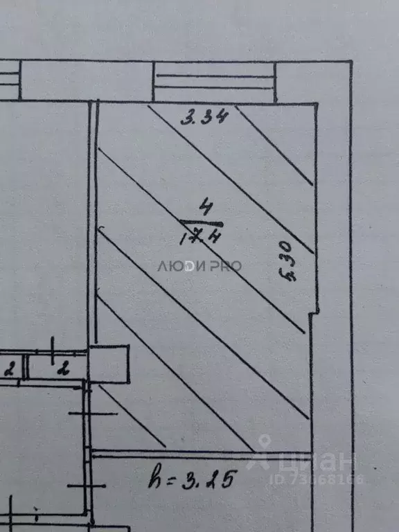 Комната Тверская область, Тверь Советская ул., 60 (17.4 м) - Фото 2