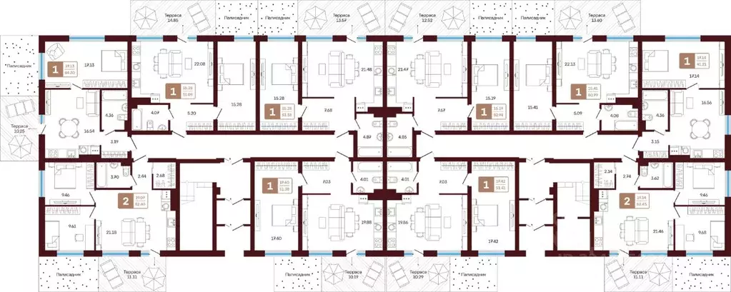 2-к кв. Башкортостан, Иглинский район, с. Акбердино  (52.43 м) - Фото 2